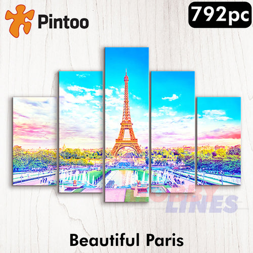 Showpiece Puzzle BEAUTIFUL PARIS Canvas Set 23