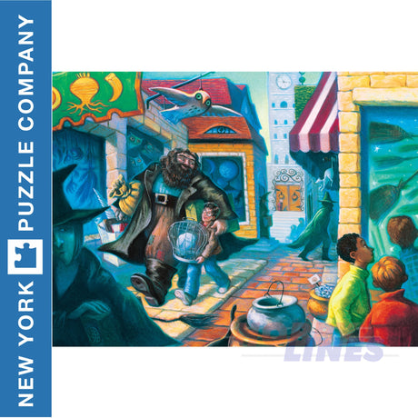 Harry Potter DIAGON ALLEY New York Puzzle Company 500pc Jigsaw HP1358