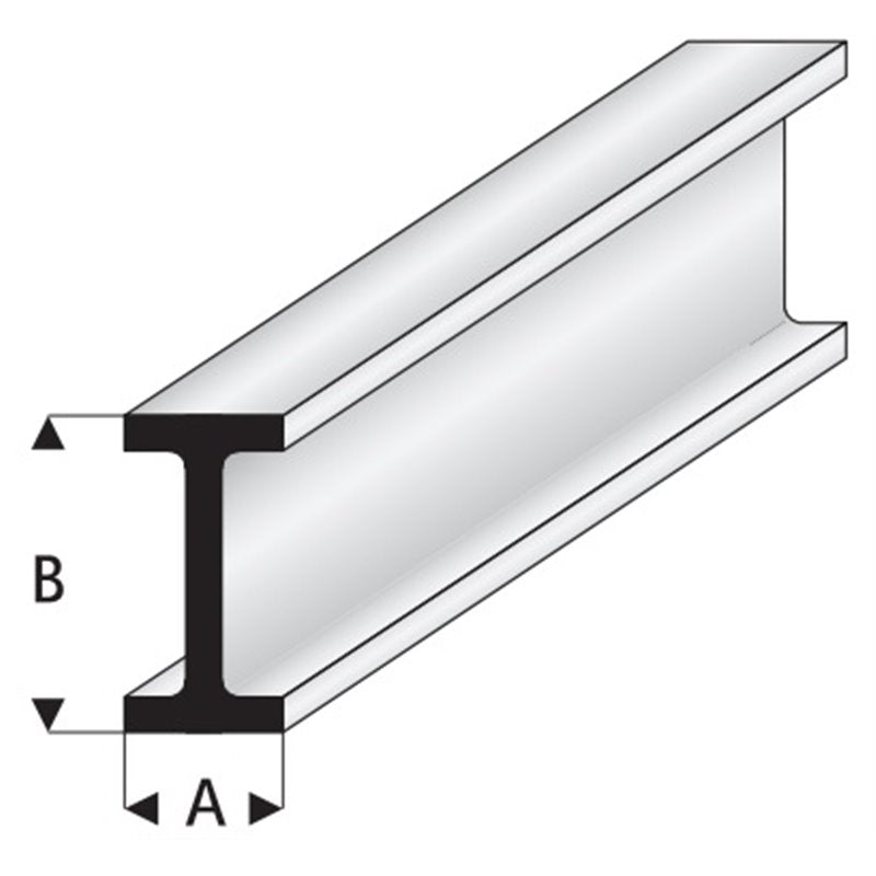 Brass I-Beam ALBION ALLOYS Precision Metal Model Materials Various Sizes IB IB2