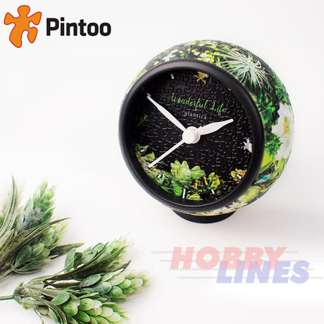 3D Puzzle Clock PLANTICA ELEGANT NOTATION 145pc Desk Clock PINTOO Puzzles KC1038