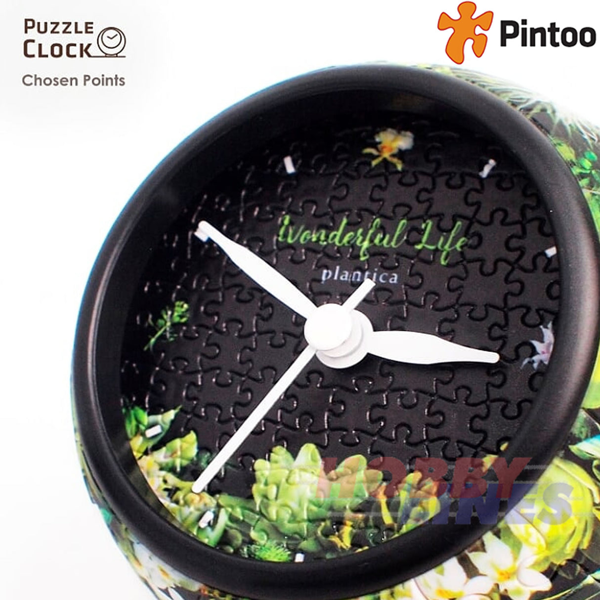 3D Puzzle Clock PLANTICA ELEGANT NOTATION 145pc Desk Clock PINTOO Puzzles KC1038