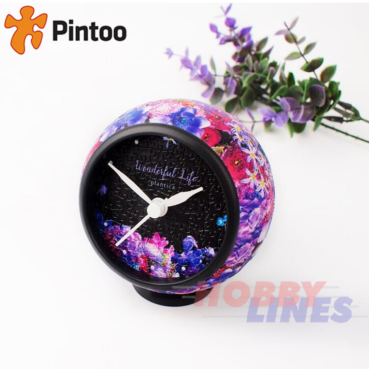 3D Puzzle Clock PLANTICA LOVE PROMISE 145pc Desk Clock PINTOO Puzzles KC1041