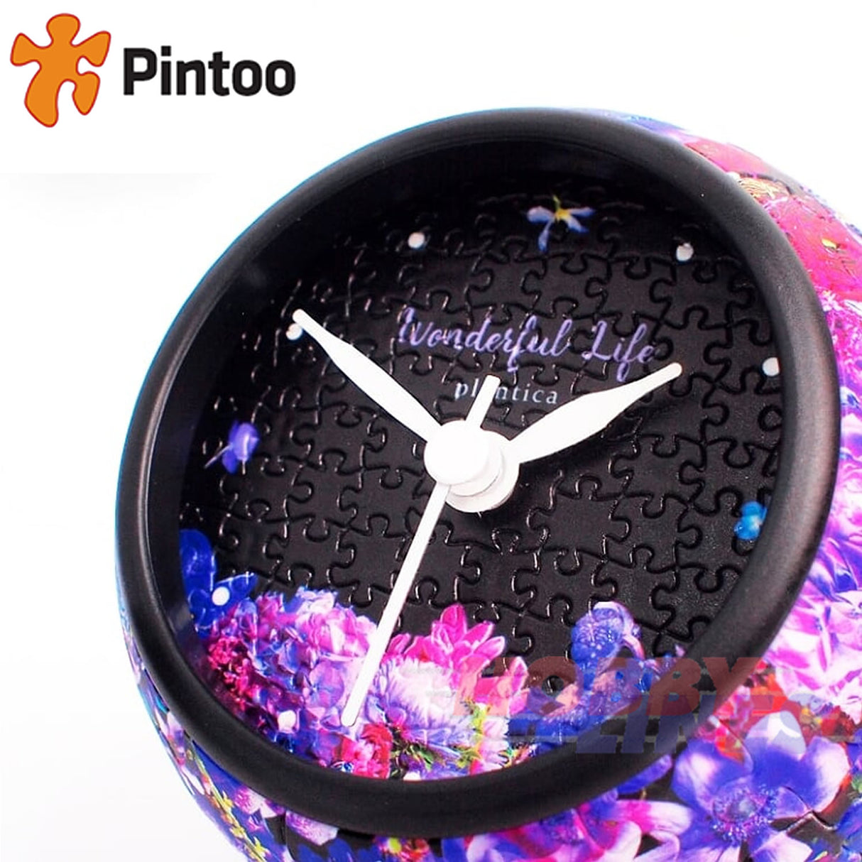 3D Puzzle Clock PLANTICA LOVE PROMISE 145pc Desk Clock PINTOO Puzzles KC1041