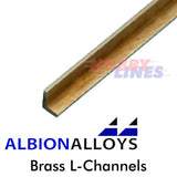 Brass L Channel ALBION ALLOYS Precision Metal Model Various Sizes L1 L2 L3