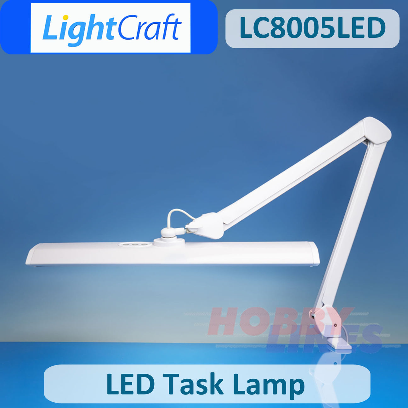 LED TASK LAMP with DIMMER  6000-7000K light 90 CRI Compact LightCraft LC8005LED