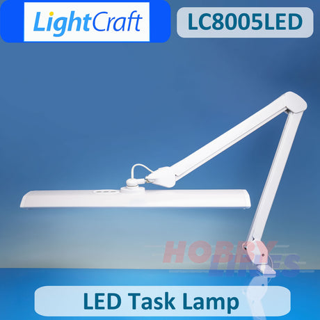LED TASK LAMP with DIMMER  6000-7000K light 90 CRI Compact LightCraft LC8005LED