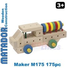 Load image into Gallery viewer, Matador Maker M175 Wooden Construction SetBuilding Blocks Bricks 175pc Age 3+
