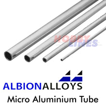 Load image into Gallery viewer, Micro Aluminium Tube ALBION ALLOYS Precision Metal Materials Various Sizes MAT
