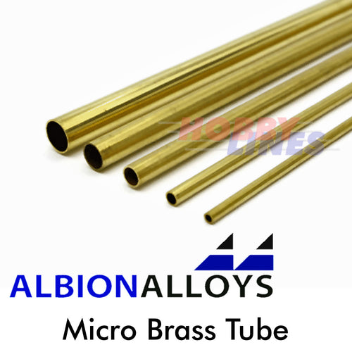 Micro Brass Tube ALBION ALLOYS Precision Metal Model Materials Various Sizes MBT