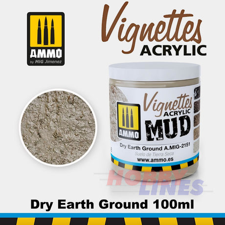 VIGNETTES ACRYLICS Mud Earth Sand Concrete Asphalt  Full Range AMMO Mig Jimenez