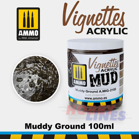 VIGNETTES ACRYLICS Mud Earth Sand Concrete Asphalt  Full Range AMMO Mig Jimenez