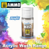 ACRYLIC WASH RANGE 15ml jar/bottles Full Colour Range AMMO By Mig Jimenez