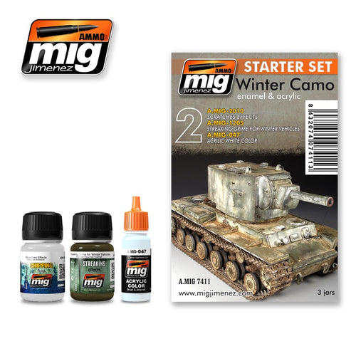 WINTER CAMMO WEATHERING SET Paints & Effects AMMO Mig Jimenez MIG741