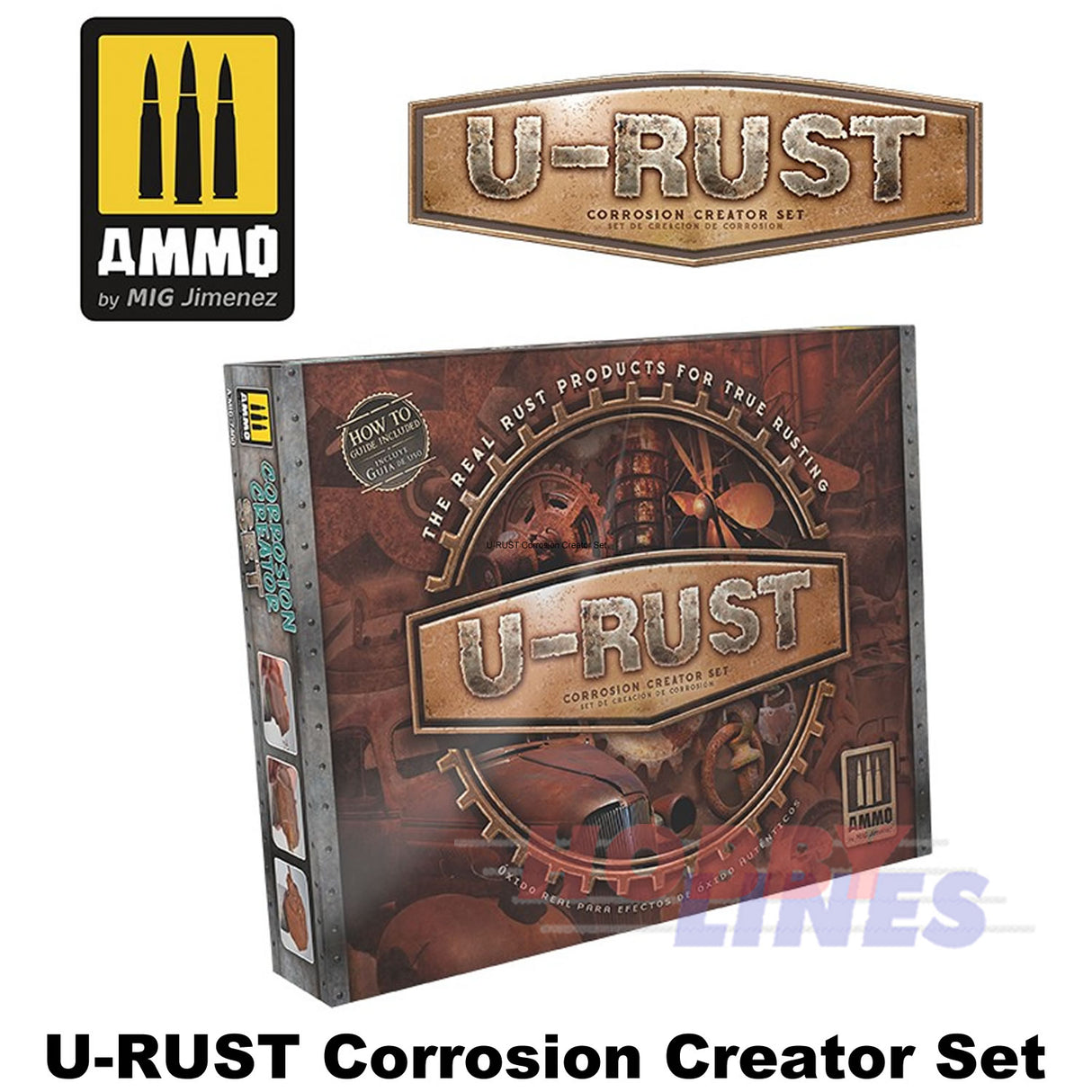 U-RUST Corrosion Creator Set Create Effects Oxidation  process Ammo Mig AMIG7460