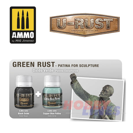 U-RUST Corrosion Creator Set Create Effects Oxidation  process Ammo Mig AMIG7460