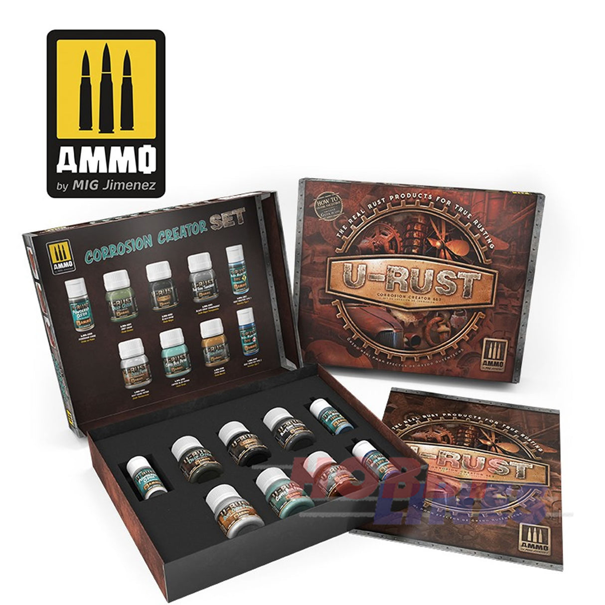 U-RUST Corrosion Creator Set Create Effects Oxidation  process Ammo Mig AMIG7460