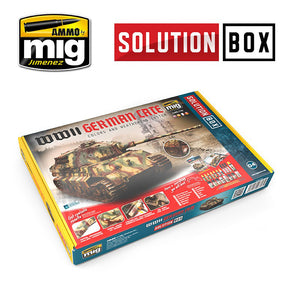 AMMO By Mig Jimenez MIG7703 WWII GERMAN SOLUTION BOX Paint Modeling