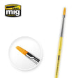 Flat Brush Size 4 high quality synthetic fibre bristles AMMO Mig Jimenez Mig8620