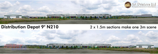 DISTRIBUTION DEPOT PN210 N Gauge ID Backscenes Art printers Premium 9"