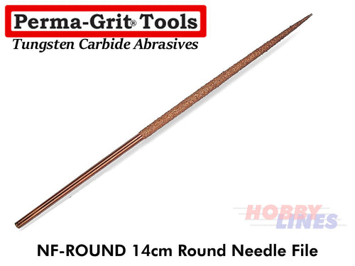 Perma-Grit NF-ROUND - NEEDLE FILE Round Tungsten Carbide Permagrit