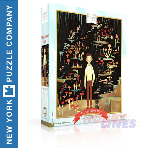 MUSHROOM BOY New York Puzzle Company Dreamworld 500pc Jigsaw NPZEM1918
