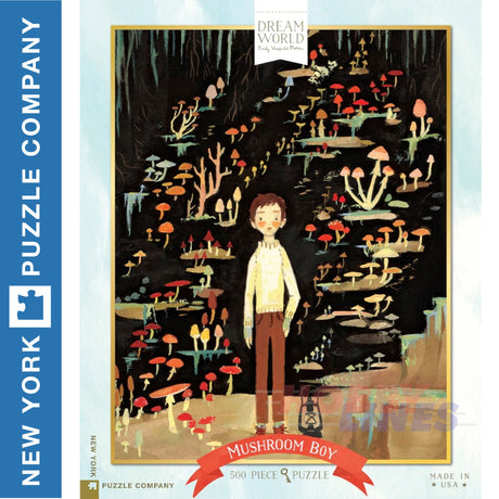 MUSHROOM BOY New York Puzzle Company Dreamworld 500pc Jigsaw NPZEM1918