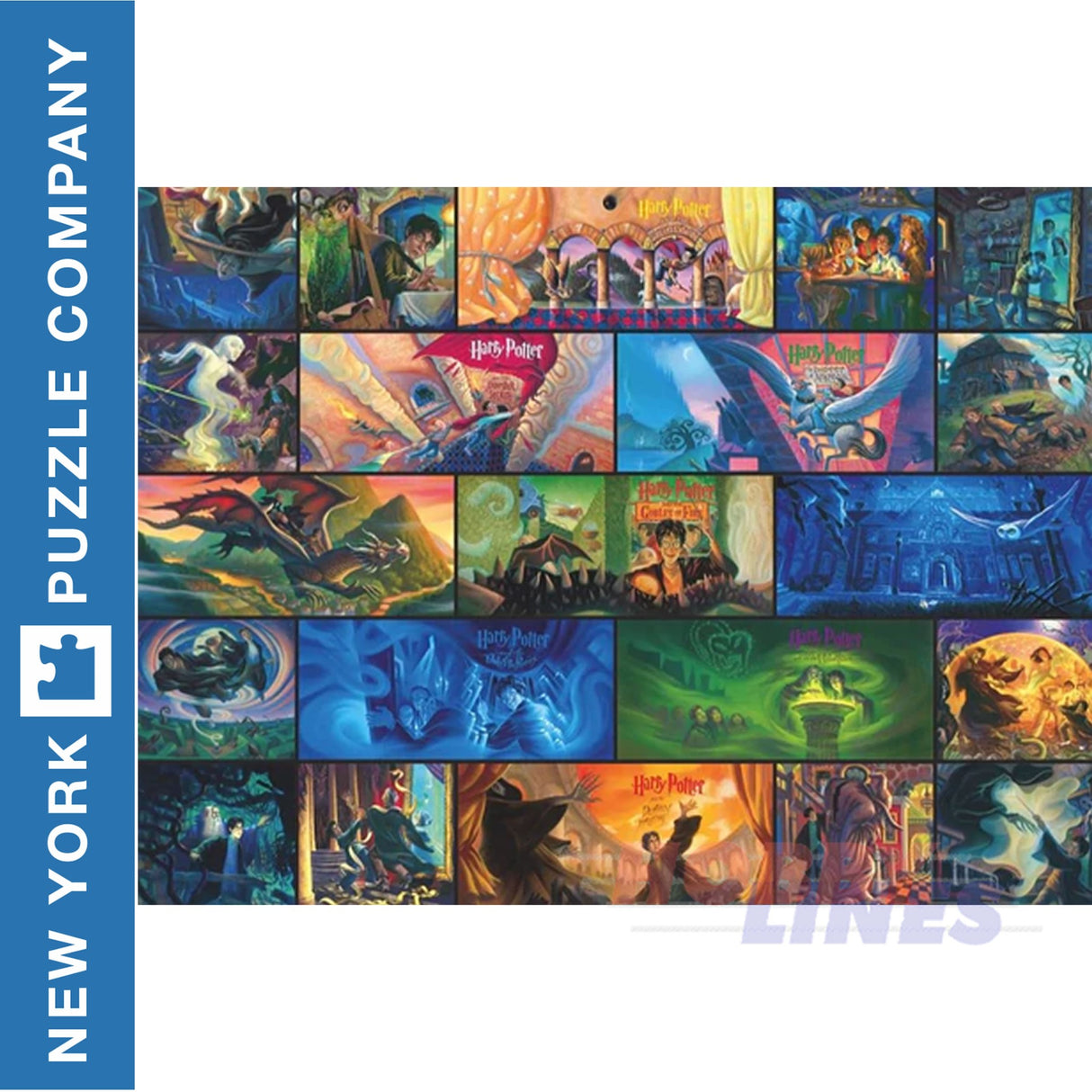 HARRY POTTER COLLAGE New York Puzzle CoMPANY 1000pc Jigsaw NPZHP1895