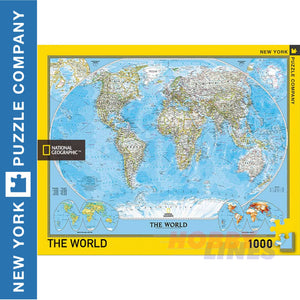 National Geographic THE WORLD New York Puzzle Company 1000pc Jigsaw NPZNG1601