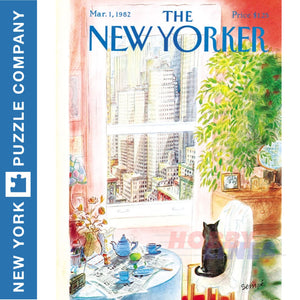 New Yorker CAT'S EYE VIEW  New York Puzzle Company 1000pc Jigsaw NPZNY1708