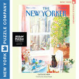 New Yorker CAT'S EYE VIEW  New York Puzzle Company 1000pc Jigsaw NPZNY1708