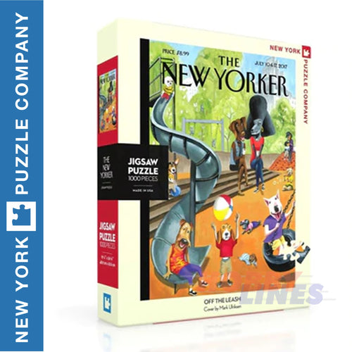 New Yorker OFF THE LEASH New York Puzzle Company 1000pc Jigsaw NPZNY1802