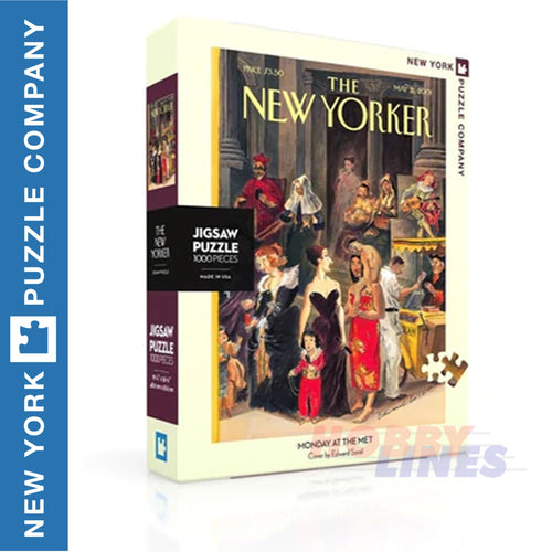 New Yorker MONDAY AT THE MEET New York Puzzle Company 1000pc Jigsaw NPZNY1803