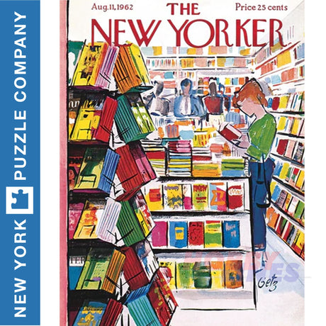 New Yorker THE BOOKSTORE New York Puzzle Company 1000pc Jigsaw NPZNY1804