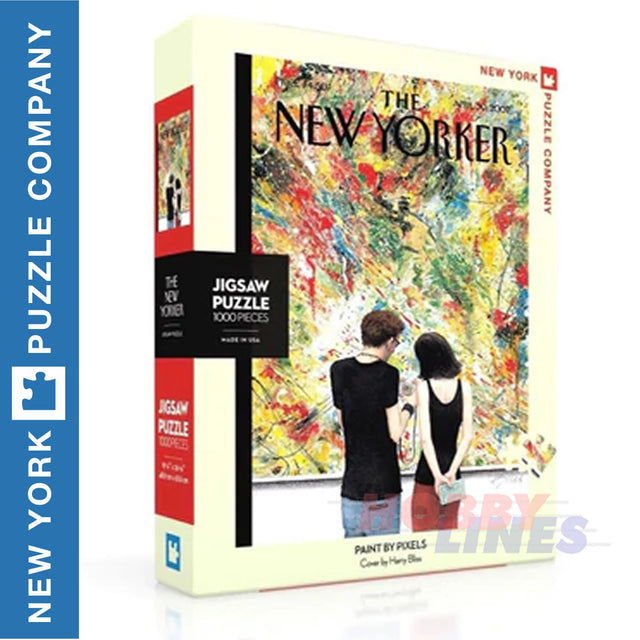 New Yorker PAINT BY NUMBERS New York Puzzle Company 1000pc Jigsaw NPZNY1890