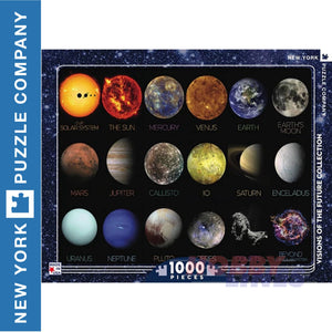 THE SOLAR SYSTEM New York Puzzle Company 1000pc Jigsaw NPZPD1980