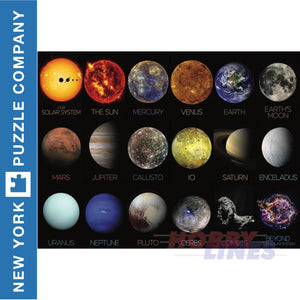 THE SOLAR SYSTEM New York Puzzle Company 1000pc Jigsaw NPZPD1980