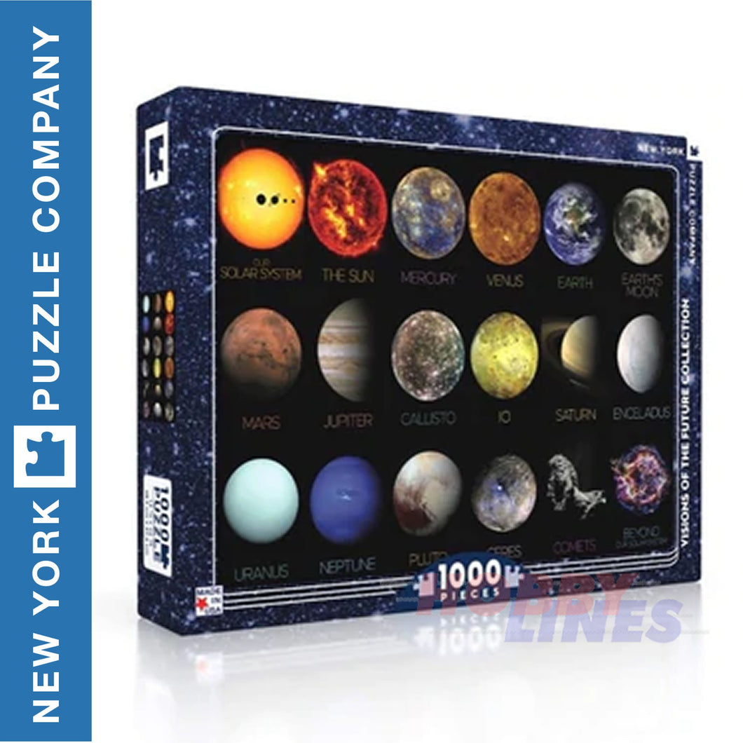 THE SOLAR SYSTEM New York Puzzle Company 1000pc Jigsaw NPZPD1980