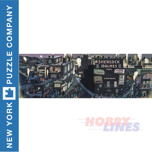 SHERLOCK HOLMES New York Puzzle Company 1000pc Panorama Jigsaw NPZPG1905