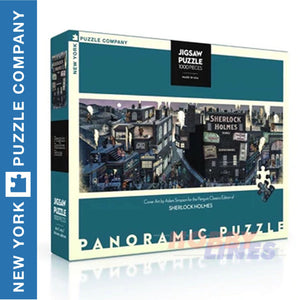 SHERLOCK HOLMES New York Puzzle Company 1000pc Panorama Jigsaw NPZPG1905