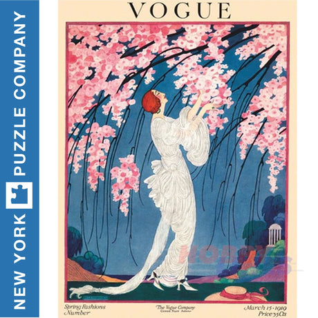 Vogue CHERRY BLOSSOMS New York Puzzle Company 1000pc Jigsaw NPZVG1706