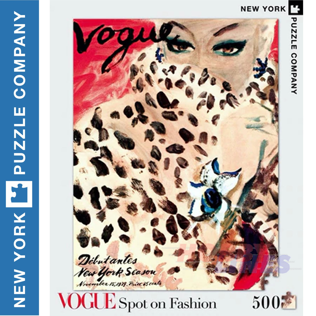 SPOT ON FASHION New York Puzzle Company VOGUE COVER 500pc Jigsaw NPZVG1814