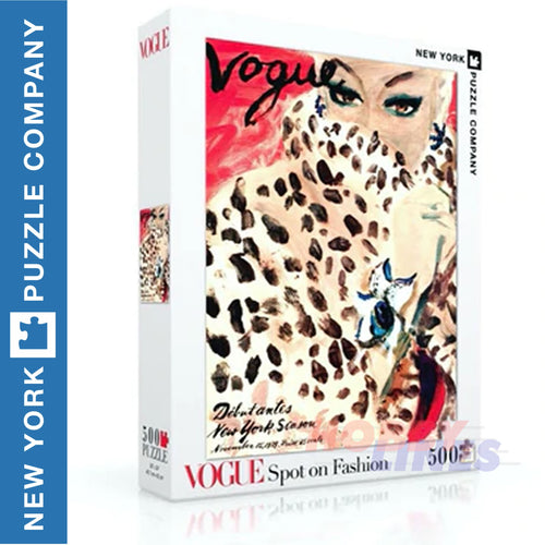 SPOT ON FASHION New York Puzzle Company VOGUE COVER 500pc Jigsaw NPZVG1814