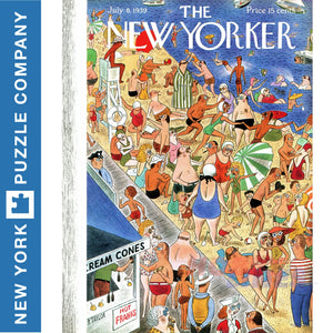 New Yorker BEECHGOING New York Puzzle Company Sea Sand Beech 1000pc Jigsaw NY162