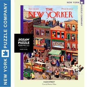 New Yorker MAIN STREET New York Puzzle Company 1000pc Jigsaw NY165