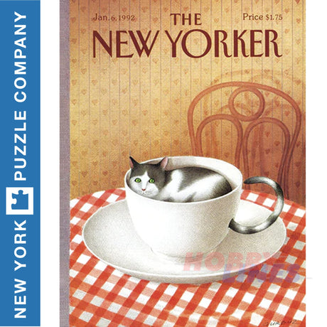 New Yorker CATTUCCINO New York Puzzle Comoany Cats 1000pc Jigsaw NY196