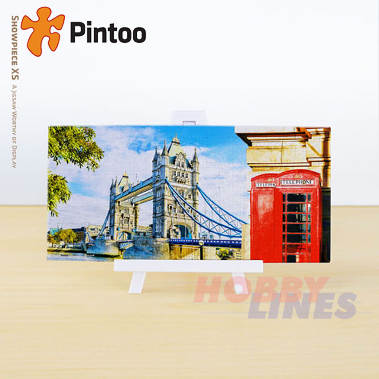 Showpiece XS Puzzle CLASSIC LONDON compact puzzle 7" x 3.5" 253pc PINTOO P1169