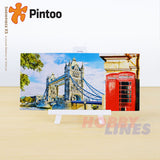 Showpiece XS Puzzle CLASSIC LONDON compact puzzle 7" x 3.5" 253pc PINTOO P1169