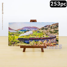 Load image into Gallery viewer, Showpiece XS Puzzle JACOBITE STEAM TRAIN Scotland 7&quot; x 3.5&quot; 253pc PINTOO P1170
