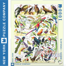 Load image into Gallery viewer, BIRDS ~ OISEAUX New York Puzzle Company 1000pc Jigsaw PD634
