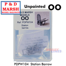 Load image into Gallery viewer, STATION BARROW White metal P&amp;D Marsh Unpainted OO gauge PW104
